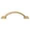 Gliderite Hardware 3 in. Center to Center Satin Gold Arched Square Cabinet Pull - 4355-SG, 10PK 4355-SG-10 - alternate 1